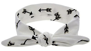 Black Gray White Arrows Head Wrap