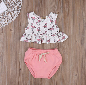 Flamingo Bloomer Set