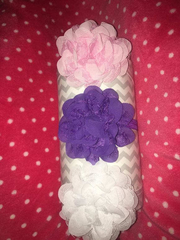 Lace Poof Headbands