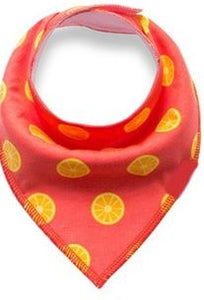 Orange Oranges Bandana Bib