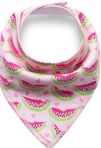 Pink Watermelon Bandana Bib