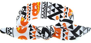 Pumpkin Aztec Head Wrap