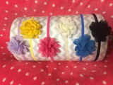 Small Flower Poof Bows