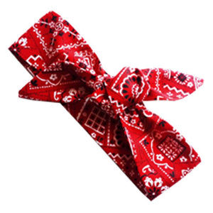 Red Bandana Hair Wrap