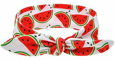 Watermelon-White Head Wrap