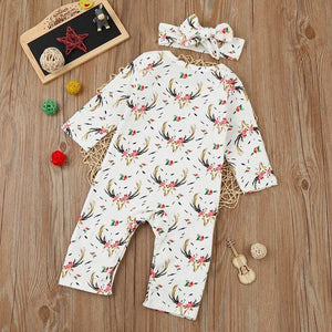 Deer Skull Romper Onesie