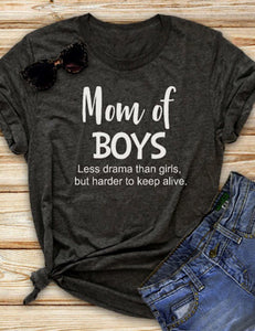 Mom of Boys T-Shirt