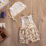 Floral & Lace Romper(Audrey)