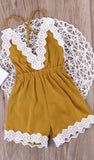 Mustard & Lace Romper