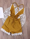 Mustard & Lace Romper