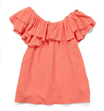 Peach Ruffle Tunic