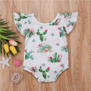 Cactus Ruffle Onesie