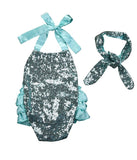 Sequin Romper with headband