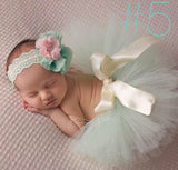 Newborn Tutu & Headband Set(6 colors)